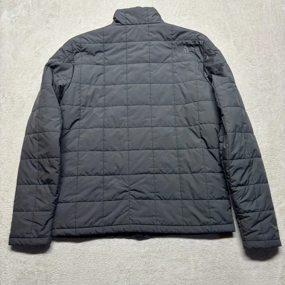 The North Face Jacket Mens S Junction Gray Primaloft Quilted NF0A33RO EUC